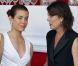 Caroline de Monaco et sa fille Charlotte Casiraghi pour la clôture du Jumping de Monaco, le 30 juin 2012.