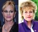 Melanie Griffith à 54 ans en 2012, et à 30 ans, à l'aube du succès de  Working Girls. 
