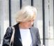 Elisabeth Guigou aux obsèques d'Olivier Ferrand en l'église Saint-Sulpice, à Paris, le 4 juillet 2012.