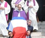 Obsèques d'Olivier Ferrand en l'église Saint-Sulpice, à Paris, le 4 juillet 2012.