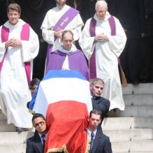 Obsèques d'Olivier Ferrand en l'église Saint-Sulpice, à Paris, le 4 juillet 2012.