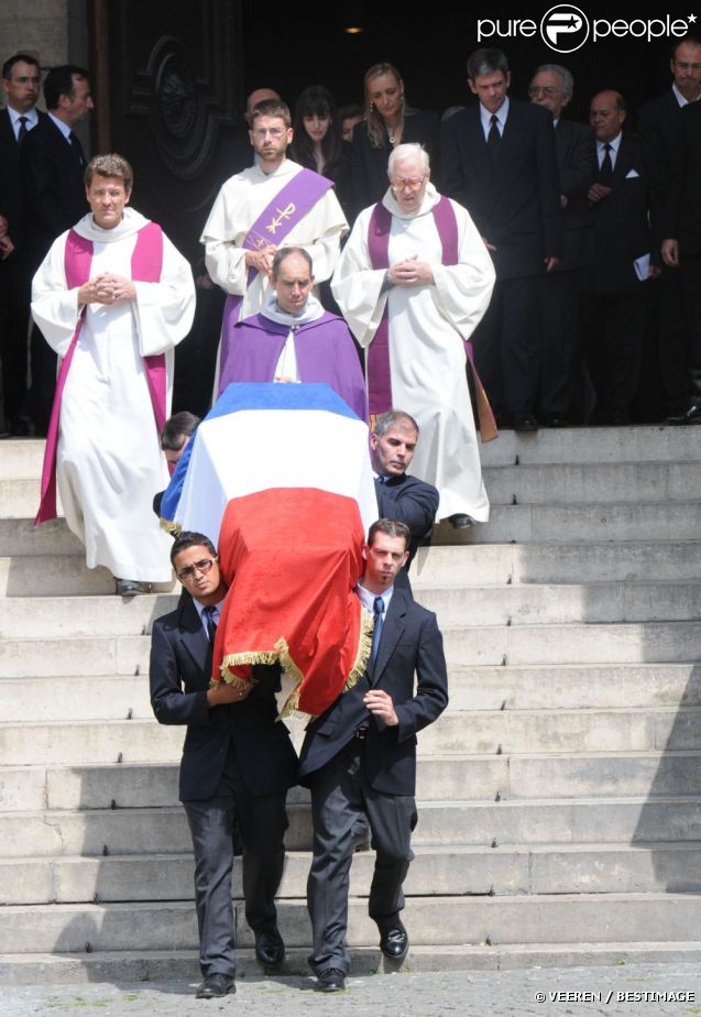 Obsèques d'Olivier Ferrand en l'église Saint-Sulpice, à Paris, le 4 juillet 2012.