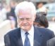 Lionel Jospin aux obsèques d'Olivier Ferrand en l'église Saint-Sulpice, à Paris, le 4 juillet 2012.