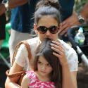 Katie Holmes : Sortie au zoo avec la petite Suri et sa mère Kathleen