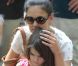 Katie Holmes, sa fille Suri et sa mère Kathleen se sont rendues au zoo de New York, le 11 juillet 2012