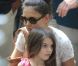 Katie Holmes, sa fille Suri et sa mère Kathleen se sont rendues au zoo de New York, le 11 juillet 2012