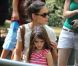 Katie Holmes, sa fille Suri et sa mère Kathleen se sont rendues au zoo de New York, le 11 juillet 2012