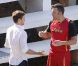 Ben Affleck et Justin Timberlake sur le tournage du film Runner, Runner à Porto Rico, le 23 juillet 2012