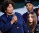 Katherine Jackson et sa petite-fille Paris à Los Angeles, le 26 janvier 2012.