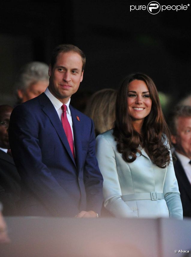 Kate Middleton et son époux William admirent la cérémonie d'ouverture des jeux olympiques de