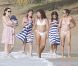  EXCLU - Jennifer Garner, Ben Affleck et leurs enfants Violet, Seraphina et Samuel en vacances sur une plage de Puerto Rico le 15 juillet 2012 