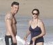  EXCLU - Jennifer Garner, Ben Affleck et leurs enfants Violet, Seraphina et Samuel en vacances sur une plage de Puerto Rico le 15 juillet 2012 