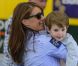 La princesse Marie et le prince Henrik, 3 ans, étaient présents auprès du prince Joachim de Danemark lors du Grand Prix historique de Copenhague le 4 août 2012.