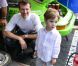 Le prince Henrik, 3 ans, a eu le privilège d'essayer nombre de voitures anciennes lors du Grand Prix historique de Copenhague le 5 août 2012.