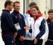 Kate Middleton a rencontré le 6 août 2012 à Weymouth, en marge de la compétition de voile de Laser, les spécialistes britanniques Paul Goodison (Laser), le tandem Stuart Bithell et Luke Patience (470), et le quadruple champion olympique Ben Ainslie, roi du Finn.