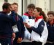 Avec le quadruple champion olympique et recordman Ben Ainslie, le courant est bien passé ! Kate Middleton a rencontré le 6 août 2012 à Weymouth, en marge de la compétition de voile de Laser, les spécialistes britanniques Paul Goodison (Laser), le tandem Stuart Bithell et Luke Patience (470), et le quadruple champion olympique Ben Ainslie, roi du Finn.