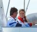 Kate Middleton était le 6 août 2012 à Weymouth dans la Manche lors de la  medal race  de la compétition de voile catégorie Laser, dans laquelle étaient engagés le Britannique Paul Goodison chez les hommes et l'Irlandaise Annalise Murphy chez les femmes.