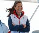 Kate Middleton était le 6 août 2012 à Weymouth dans la Manche lors de la  medal race  de la compétition de voile catégorie Laser, dans laquelle étaient engagés le Britannique Paul Goodison chez les hommes et l'Irlandaise Annalise Murphy chez les femmes.