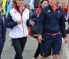 Kate Middleton était le 6 août 2012 à Weymouth dans la Manche lors de la  medal race  de la compétition de voile catégorie Laser, dans laquelle étaient engagés le Britannique Paul Goodison chez les hommes et l'Irlandaise Annalise Murphy chez les femmes.