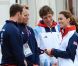 Kate Middleton était le 6 août 2012 à Weymouth dans la Manche lors de la  medal race  de la compétition de voile catégorie Laser, dans laquelle étaient engagés le Britannique Paul Goodison chez les hommes et l'Irlandaise Annalise Murphy chez les femmes.
