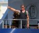 L'acteur Sylvester Stallone, en pleine balade à bord d'un yacht, sur la Côte d'Azur, le mardi 7 août 2012.