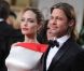 Angelina Jolie et Brad Pitt lors des Golden Globes en janvier 2012