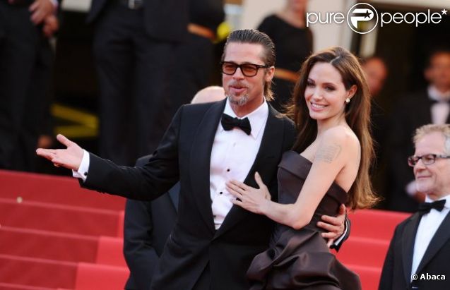 Angelina Jolie et Brad Pitt au Festival de Cannes 2011