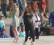 Mel C, Mel B et Emma Bunton revoient les chorégraphies de leur show prévu lors de la cérémonie de clôture des Jeux olympiques. Le 9 août 2012