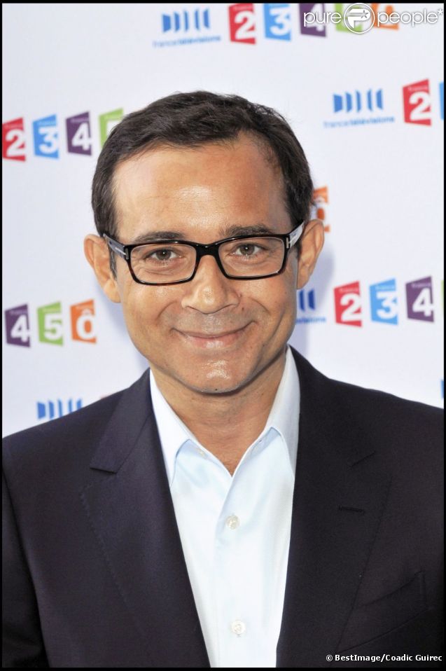 Jean-Luc Delarue, souriant lors de la conférence de rentrée de France Télé en septembre 2010