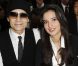 Jean-Luc Delarue et son épouse Anissa, lors du défilé Dior à Paris en janvier 2012