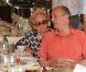 Bernadette et Jacques Chirac en vacances à Saint-Tropez, le 12 août 2012.