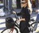 Exclu : balade à vélo pour Lady Gaga dans les rues de Copenhague, le 3 septembre 2012.