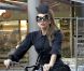 Exclu : balade à vélo pour Lady Gaga dans les rues de Copenhague, le 3 septembre 2012.