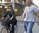 Exclu : promenade à vélo pour Lady Gaga dans les rues de Copenhague, le 3 septembre 2012.