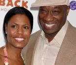 Michael Clarke Duncan et sa bien-aimée Omarosa le 24 juillet 2010