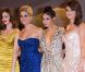 Rachel Korine, Ashley Benson, Vanessa Hudgens et Selena Gomez lors de la présentation de  Spring Breakers  à la Mostra de Venise, le 5 septembre 2012.