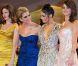Rachel Korine, Ashley Benson, Vanessa Hudgens et Selena Gomez lors de la présentation de  Spring Breakers  à la Mostra de Venise, le 5 septembre 2012.