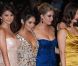 James Franco, Rachel Korine, Ashley Benson, Vanessa Hudgens et Selena Gomez lors de la présentation de  Spring Breakers  à la Mostra de Venise, le 5 septembre 2012.