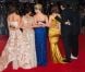 James Franco, Rachel Korine, Ashley Benson, Vanessa Hudgens et Selena Gomez lors de la présentation de  Spring Breakers  à la Mostra de Venise, le 5 septembre 2012.