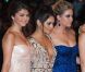 Selena Gomez, Vanessa Hudgens, Rachel Korine et Ashley Benson lors de la présentation de  Spring Breakers  à la Mostra de Venise, le 5 septembre 2012.
