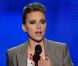 Scarlett Johansson lors de la convention démocrate qui se déroulait au Times Warner Cable Arena le jeudi 6 septembre 2012 à Charlotte