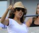 Eva Longoria assiste à la demi-finale dame du tournoi de l'US Open, à New York, le 7 septembre 2012