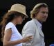 Eva Longoria assiste à la demi-finale dame du tournoi de l'US Open avec le vice président américain de Moët &amp; Chandon, Ludovic du Plessis, à New York, le 7 septembre 2012
