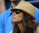 Eva Longoria assiste à la demi-finale dame du tournoi de l'US Open, à New York, le 7 septembre 2012