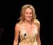 Sharon Stone fait une déclaration au cours du défilé Macy's Glamorama, le vendredi 7 septembre à Los Angeles.