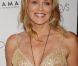 Sharon Stone sur le tapis rouge du défilé Macy's Glamorama, le vendredi 7 septembre à Los Angeles.