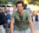 Romain Duris tourne les premières scènes de  Casse-tête chinois  de Cédric Klapisch, à New York le 11 septembre.