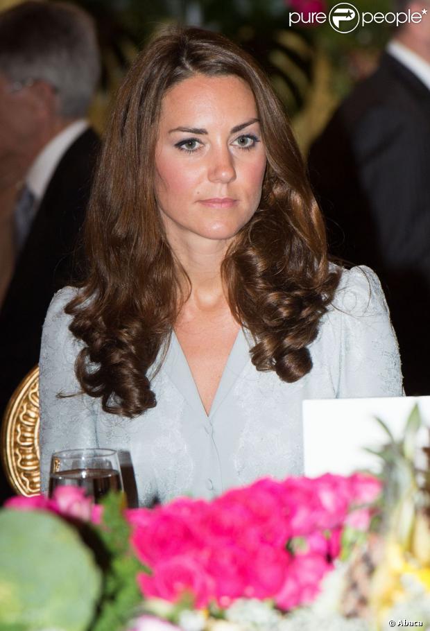 Kate Middleton à Kuala Lumpur lors de son arrivée en Malaisie dans le cadre de la tournée en Asie du sud-est avec le prince William le 13 septembre 2012
