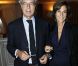 Olivier et Christine Orban lors de l'avant-première de la pièce Des fleurs pour Algernon. Vendredi 14 septembre 2012