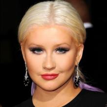 Christina Aguilera, bouffie, lors des ALMA Awards à Pasadena, à Los Angeles, le 16 septembre 2012